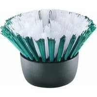 Bosch Bristle Brush with green and white bristles on a black base for Bosch UniversalBrush.