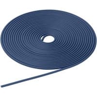 Blue coiled Bosch FSN HB non-slip strip with a smooth texture and central hole.