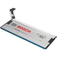 Bosch FSN WAN Angle Guide, silver with red Bosch logo, black handle, and measurement markings.