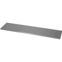 Stainless steel worktop by Bunker, 1360mm, sleek rectangular design with smooth surface and modular compatibility.