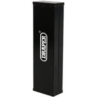 Black Draper Belt Linisher Support Column with rectangular shape and Draper logo in white.