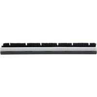 Draper brush and squeegee insert with black bristles and gray rubber edge, rectangular shape.