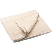 Beige Draper cotton dust sheet, 3.6 x 2.7m, folded with visible edges and soft texture.