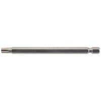 Draper TX-STAR Insert Bit, 1/4" hex, 100mm long, T30, silver metal with hexagonal tip and smooth shaft.