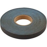 Draper Emery Cloth Roll, 25mm x 50m, 80 Grit, dark gray abrasive surface, wound on a cardboard core.