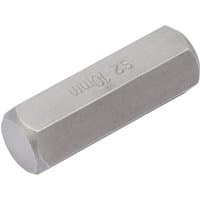 Hexagonal silver Draper Expert 10mm x 30mm insert bit with engraved size marking for mechanic's bit sets.