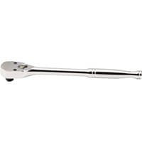 Silver Draper Expert ratchet with 60 tooth sealed head, reversible function, and 3/8" square drive.