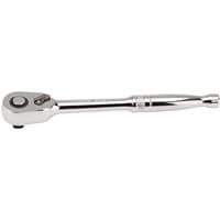 Silver Draper Expert 72 tooth reversible ratchet with 3/8" square drive and ergonomic handle.