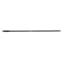 Extra long flat wood bit, 10 x 405mm, black steel, pointed tip, hex shank, by Draper Expert.
