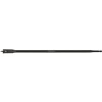 Draper Expert extra long flat wood bit, 405mm length, 16mm width, black finish with pointed tip and hex shank.