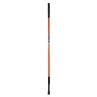 Orange Draper Expert chisel end crowbar, fully insulated with black grips on both ends.