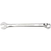 Silver Draper Expert HI-TORQ 7mm combination spanner with open and ring ends, polished chrome finish.