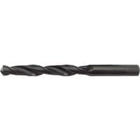Pack of five Draper Expert HSS drill bits, 12.0mm, metallic black finish, spiral flute design.