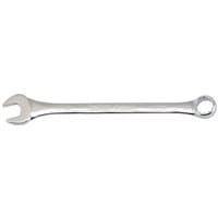 Silver Draper Expert 11/16" combination spanner with open-end and ring-end, polished finish.
