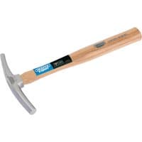 Draper Expert Magnetic Tack Hammer with wooden handle, silver metal head, and blue logo on the handle.