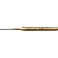 Gold Draper Expert octagonal parallel pin punch, 2.5 x 150mm, with a tapered handle and engraved branding.