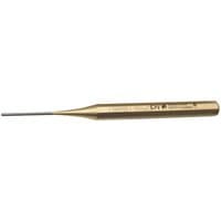Gold Draper Expert pin punch, octagonal handle, 2 x 150mm size, with a slender, tapered steel tip.