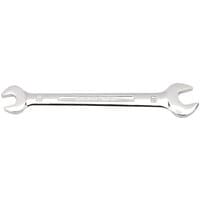Silver Draper Expert open end spanner, 13 x 17mm, with polished finish and engraved size markings on the handle.