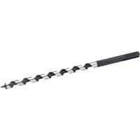Draper Expert SDS+ Auger Bit, 230 x 10mm, with spiral flutes and a black shank for efficient wood drilling.