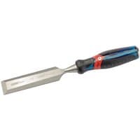 Draper Expert wood chisel with soft grip handle, 32 x 140mm, featuring a bevel edge and durable metal blade.