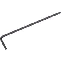 Extra long black Draper 2.0mm metric hexagon key with L-shaped design and smooth finish.