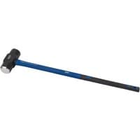 Draper sledge hammer with blue fibreglass shaft, black rubber grip, and 6.4kg steel head.