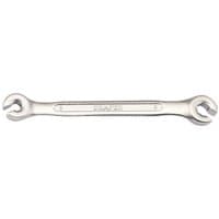 Silver Draper flare nut spanner, 6 x 8mm, with dual open ends and engraved brand name on the handle.