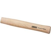 Hickory club hammer shaft, 255mm, light wood finish with Draper logo and "Genuine Hickory" text.