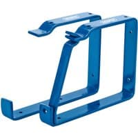 Blue Draper Ladder Lock with two metal brackets and mounting holes for securing ladders.