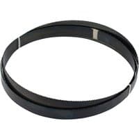 Black Draper metal bandsaw blade, 2460mm x 1", 24tpi, coiled with fine teeth.