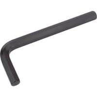 Black Draper Metric Hexagon Key, 9.0mm, L-shaped tool with a smooth finish and angled ends.