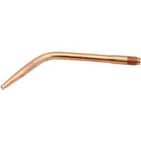 Copper Draper No.10 swaged heavy duty nozzle, curved for oxy-acetylene welding, with threaded end.