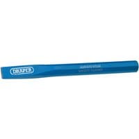 Blue Draper octagonal shank cold chisel, 10 x 100mm, with engraved branding and flat cutting edge.