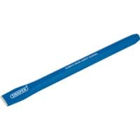 Blue Draper octagonal shank cold chisel, 19 x 250mm, with white logo and text, display packed.