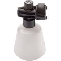 White Draper pressure washer detergent bottle with black nozzle and cap, compatible with stock numbers 83405, 83406, 83407.