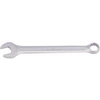 Silver Draper Redline 15mm metric combination spanner with open-end and ring-end wrench design.