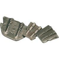 Draper Sledge Hammer Wedges, pack of 3, metallic finish, various sizes with grooved surfaces for secure fitting.