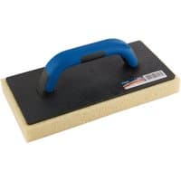 Draper Sponge Face Float, 280 x 140mm, with blue handle, black base, and beige sponge surface.