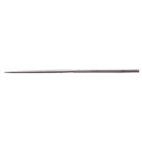 "Draper three square needle file, metallic finish, tapered design, second cut, boxed set of 12"