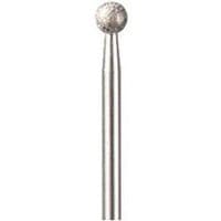 Dremel 4.4mm Diamond Wheel Point, silver with textured spherical tip, set of two.