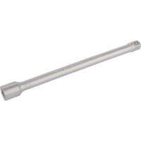 Silver Elora extension bar, 1/2" square drive, 250mm length, cylindrical with a square end and socket attachment.