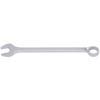 Elora long combination spanner, 41mm, silver, with open-end and ring-end design, elongated handle.
