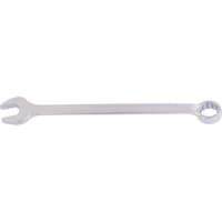 Silver Elora long imperial combination spanner, 1.1/16", with open-end and ring-end design.
