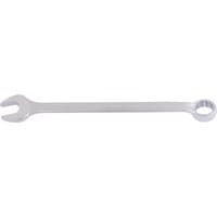 Silver Elora long imperial combination spanner, 1.1/4", with open-end and ring-end design.