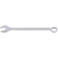 Silver Elora Long Imperial Combination Spanner, 1.11/16", with open end and ring end, sleek and polished finish