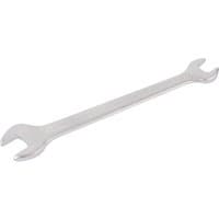 Elora Long Imperial Double Open End Spanner, silver, with 7/16 and 1/2 inch open ends, sleek and polished finish.
