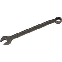 Elora long stainless steel combination spanner, 11mm, with open-end and ring-end, sleek silver finish.