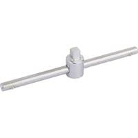 Elora Sliding 'T' Bar, 1/4" square drive, 115mm, silver metal with central rotating joint and elongated handles.