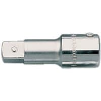 Facom J.209 3/8" drive 75mm extension, shiny chrome finish, cylindrical shape with engraved branding.