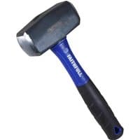 Faithfull Club Hammer with blue handle, black grip, and polished steel head.